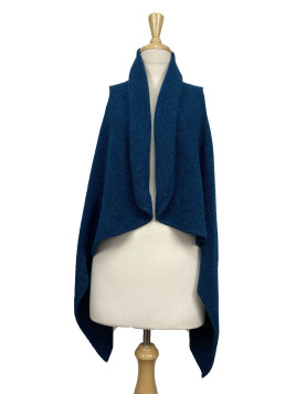 ADORA VEST TEAL MELANGE