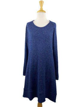 BELLA DRESS BLUE MELANGE