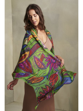 JARDIN SHAWL MULTICOLOR