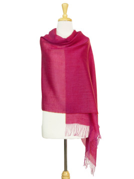 Shawl Bicolour Pink